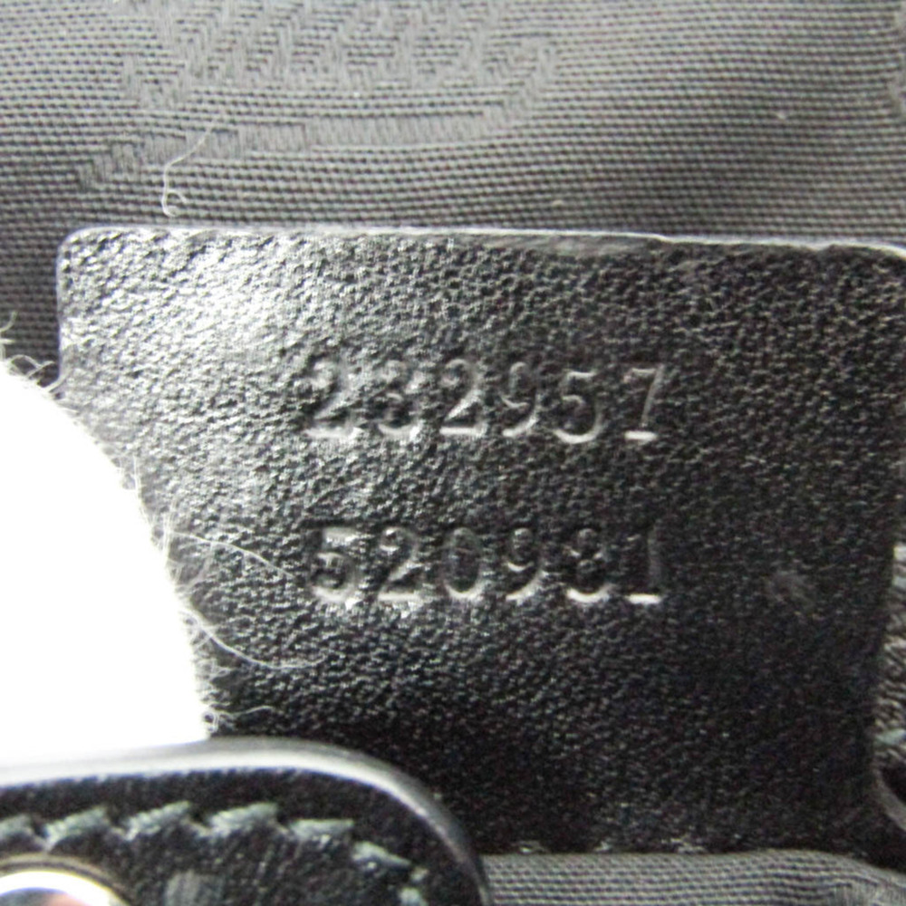 GUCCI Authentic Black Canvas Tote Bag - Picture 11 of 12
